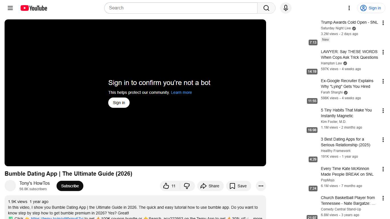 Bumble Dating App The Ultimate Guide (2026) - YouTube